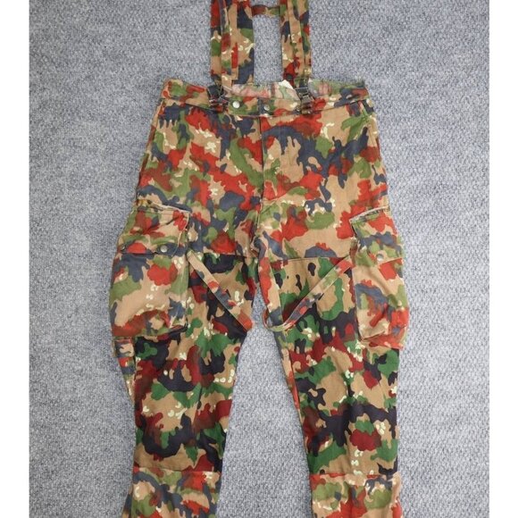 Vintage Swiss Army M70 Alpenflage Jacket & Overalls Set 46-76 Camouflage - Picture 2 of 16